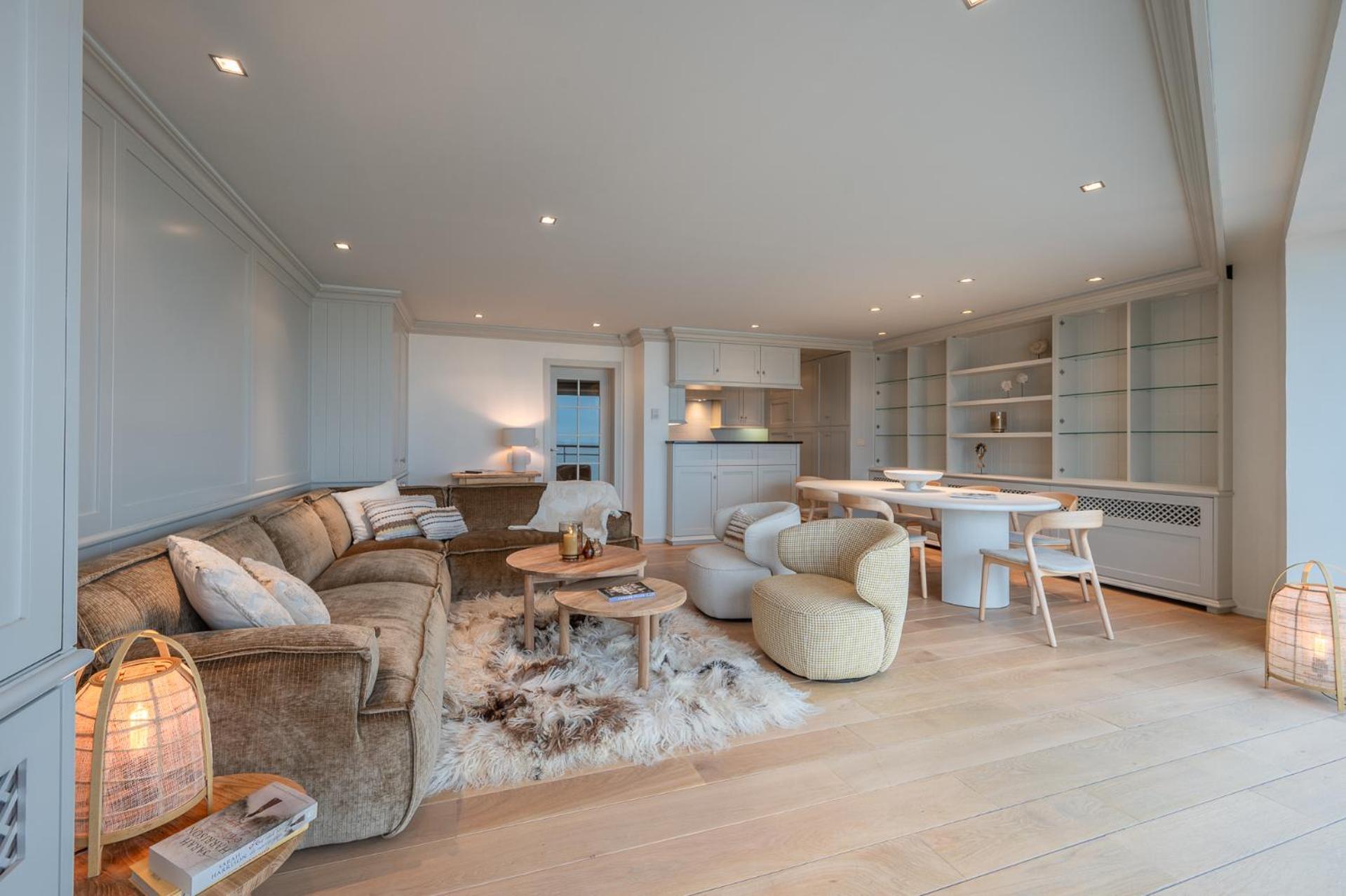 Appartementen Op De Zeedijk In Knokke Op De 3E En 4E Verdieping Van Logie Marie Exterior foto